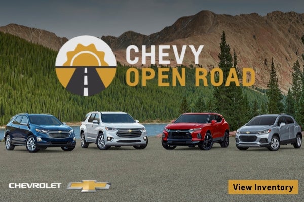 Chevy Open Road. No monthly payments for the rest of summer 